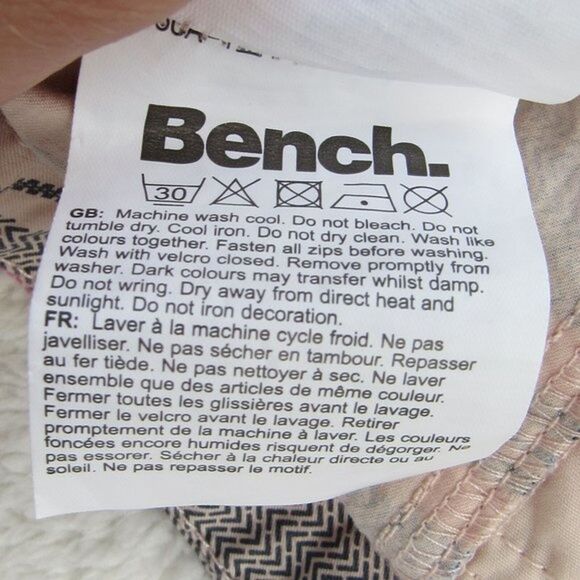 Bench. BBQ Stripe Active Jacket Womens XS Colorful Hidden Hood Outdoors Light - Picture 9 of 16